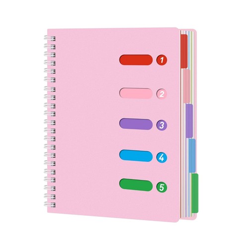 Spiral notebook with - notebook,