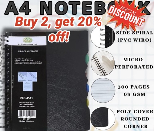 300 pages notebook - pages,