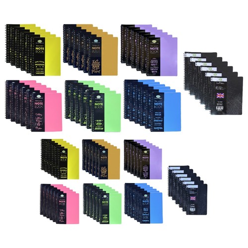 Pack a5 spiral bound - 6, a4/a5