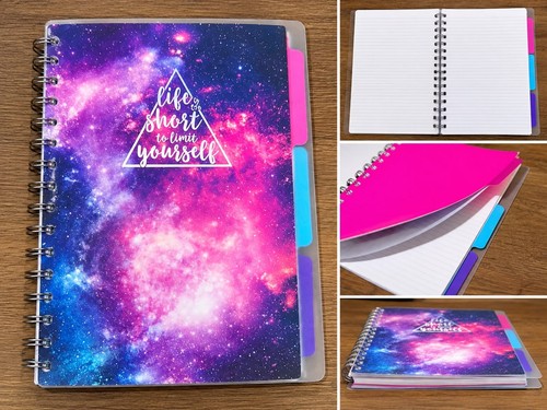 Galaxy spiral notebook - galaxy,
