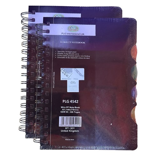 Spiral bound notebook - spiral, 4