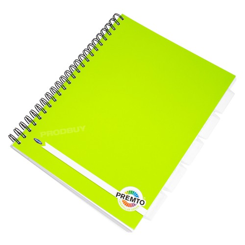 Green project book with - a4,