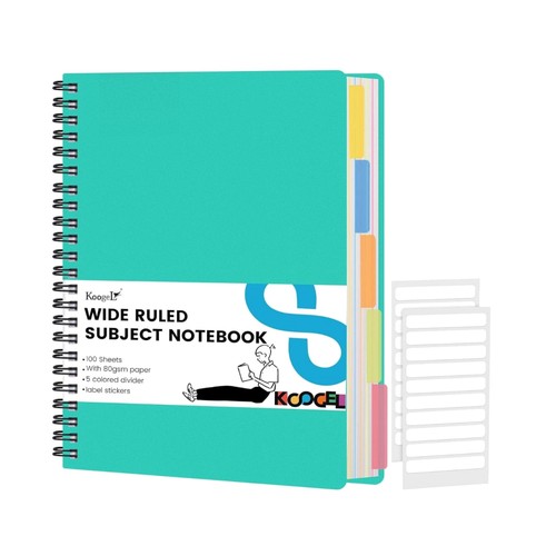 Notebook with dividers 5 - a4,