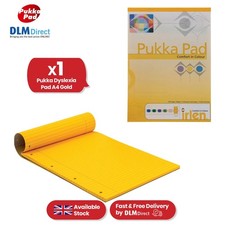 A4 Pukka Dyslexia Pad Gold