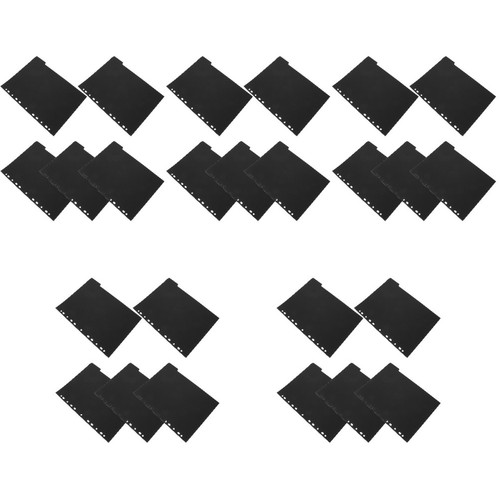 Reusable black paper notebook - paper,