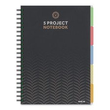 A4 Project Notebook with 5
