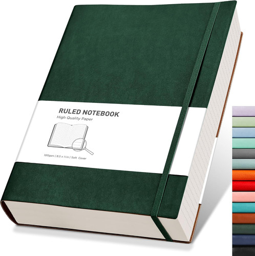 Leather notebook journal - notebook,