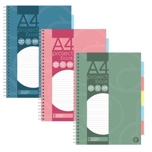 Project notebook 100 sheets - a4,