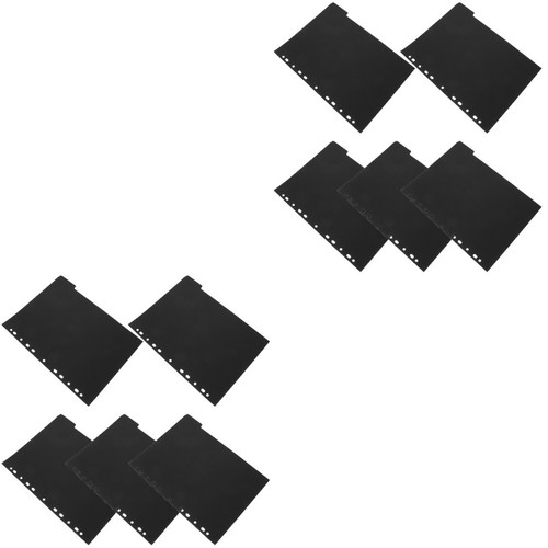 Black binder dividers - black,
