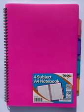 A4 Project Notebook 4 subject