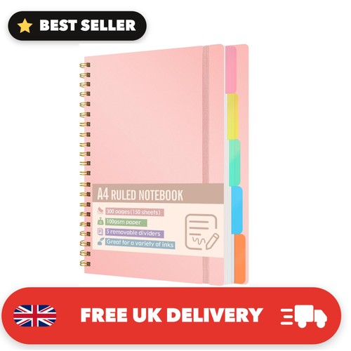 Lined notebook with - lined,