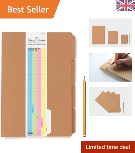 Notebook with tabs - with,