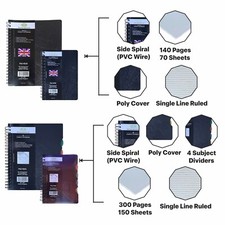 [Pack of 6] A4/A5 Spiral Bound