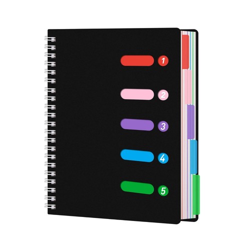 Notebook with dividers 5 - a4,