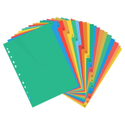 20pcs notebook divider sheets - 20pcs,