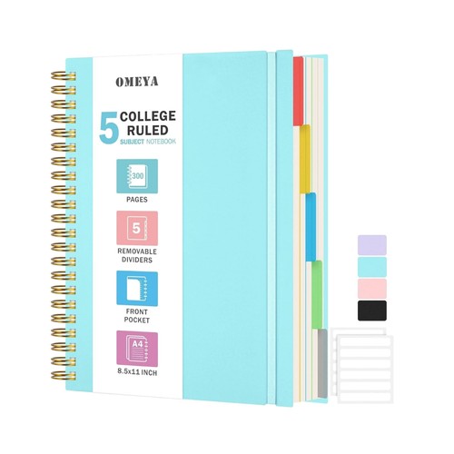 Notebook ruled with - a4,