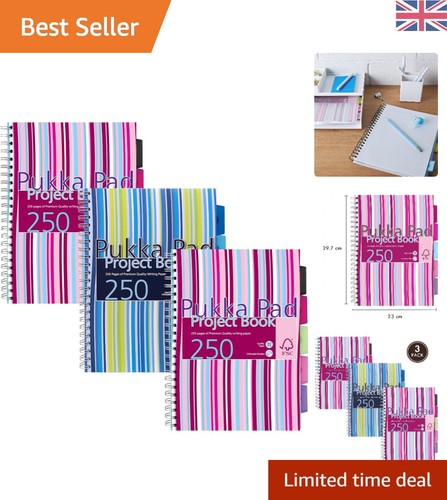 Elegant stripes wirebound - a4,