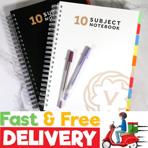 Subject spiral notebook - 10,