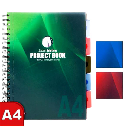 Project book wirebound - project,